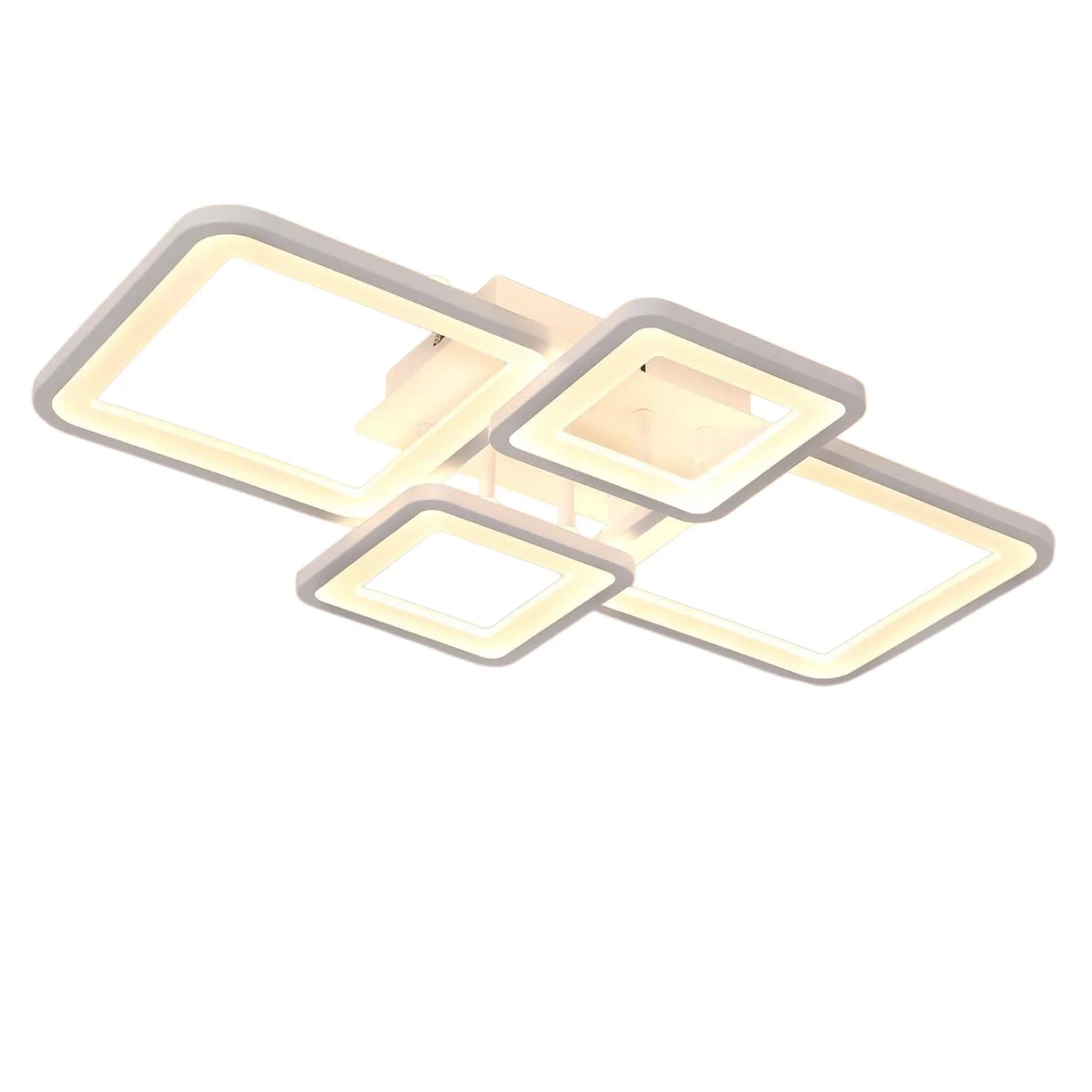 Modern LED Ceiling Light,54W Dimmable Ceiling Light with Remote Control Ceiling Lamp for Living Room