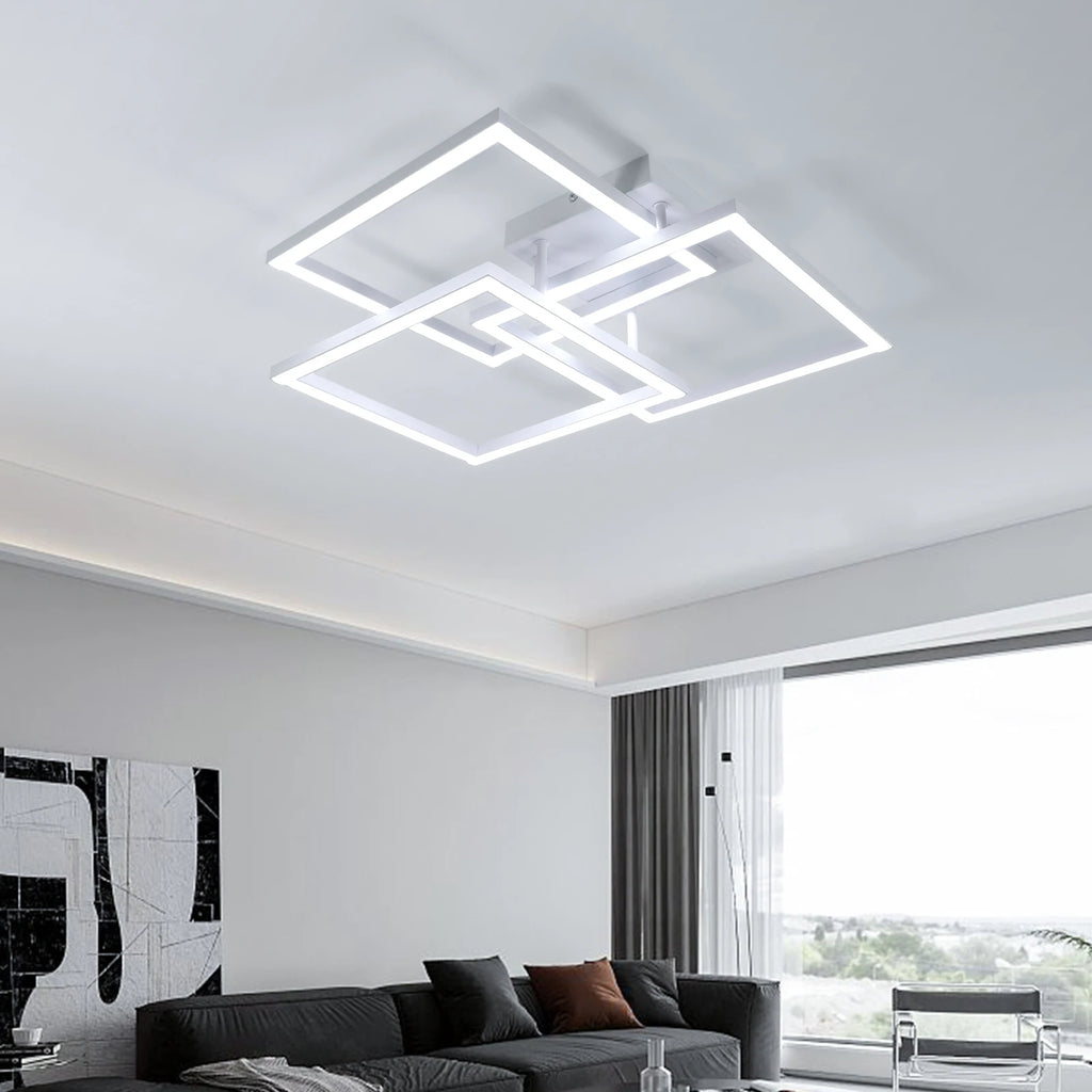 Dimmable LED Ceiling Lamp,40W 4500LM Ceiling Lights with Remote Control,3000k-6500k For Bedroom Living Room