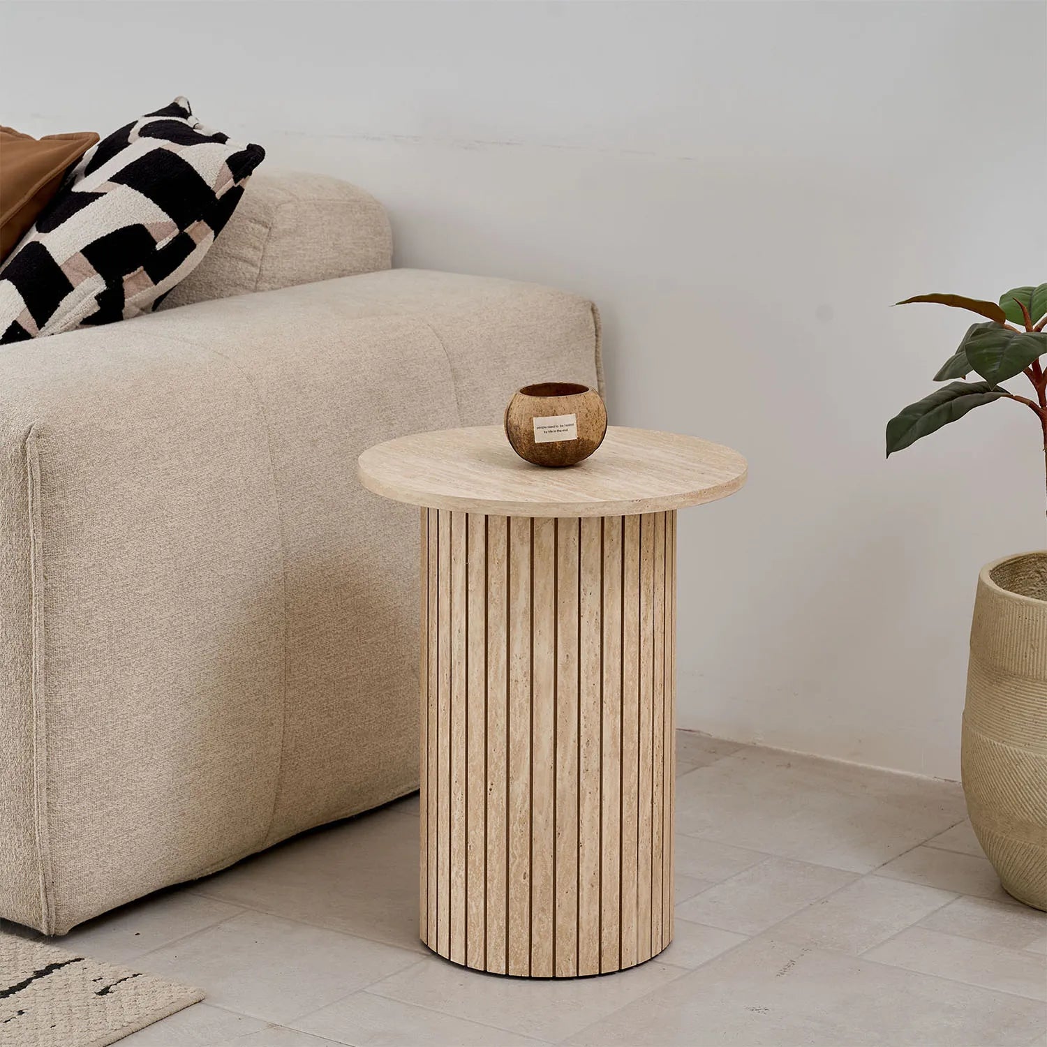 Travertin - Table basse