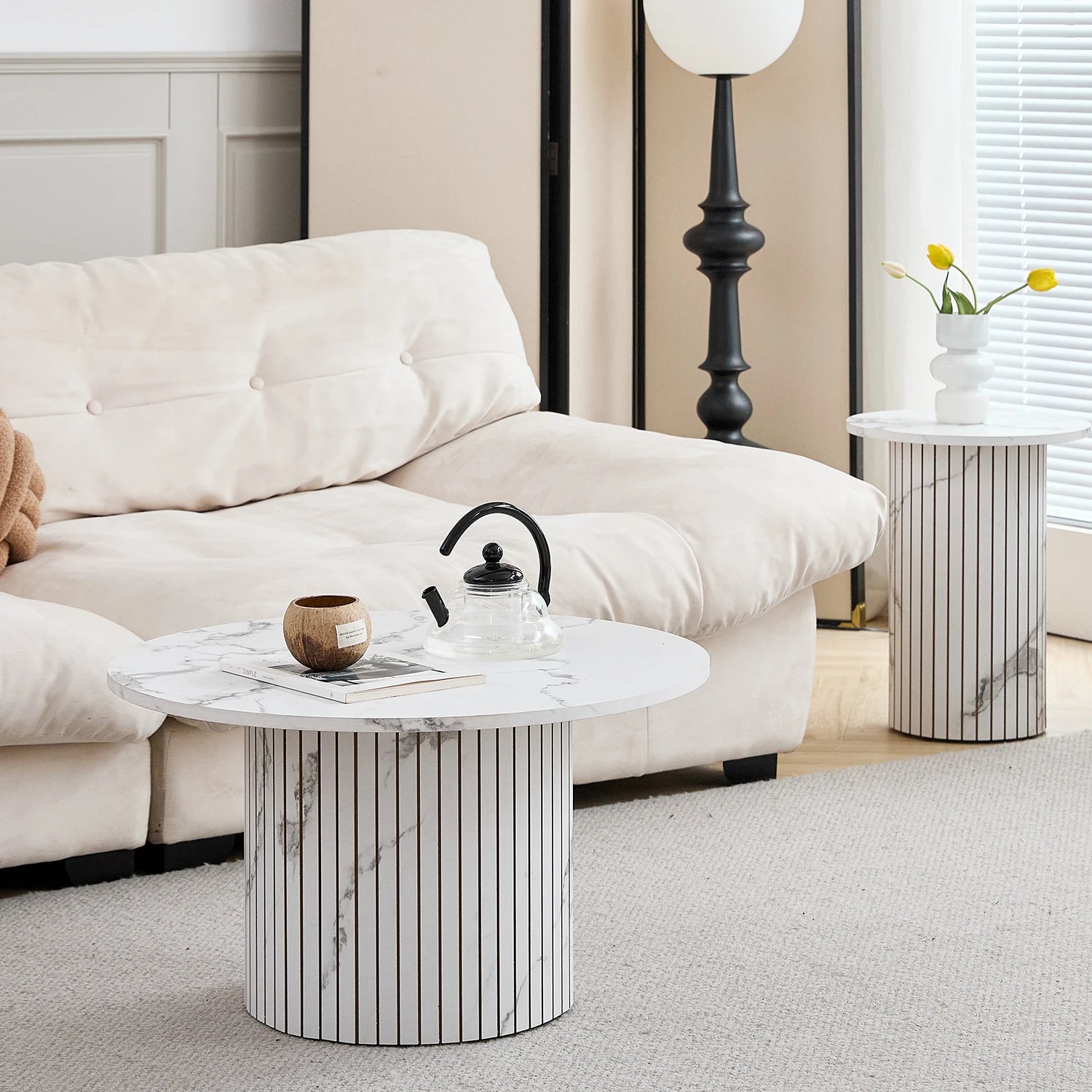 Travertin - Table basse