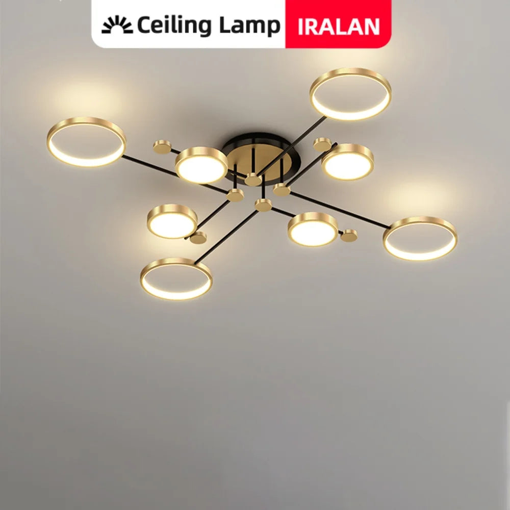 Modern Chandelier Pendant Ceiling Light Colors Changeable Fixture For Bedroom Kitchen Bathroom Corridor Hallway Porch Bar