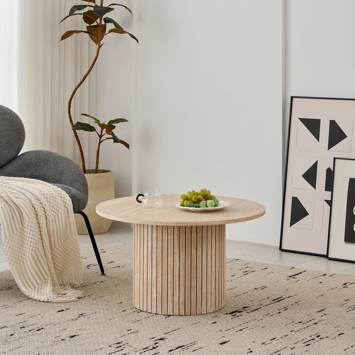 Travertin - Table basse