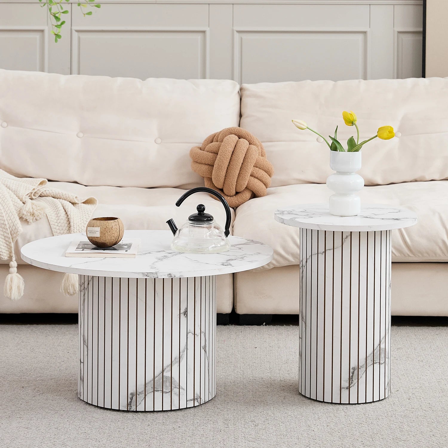 Travertin - Table basse