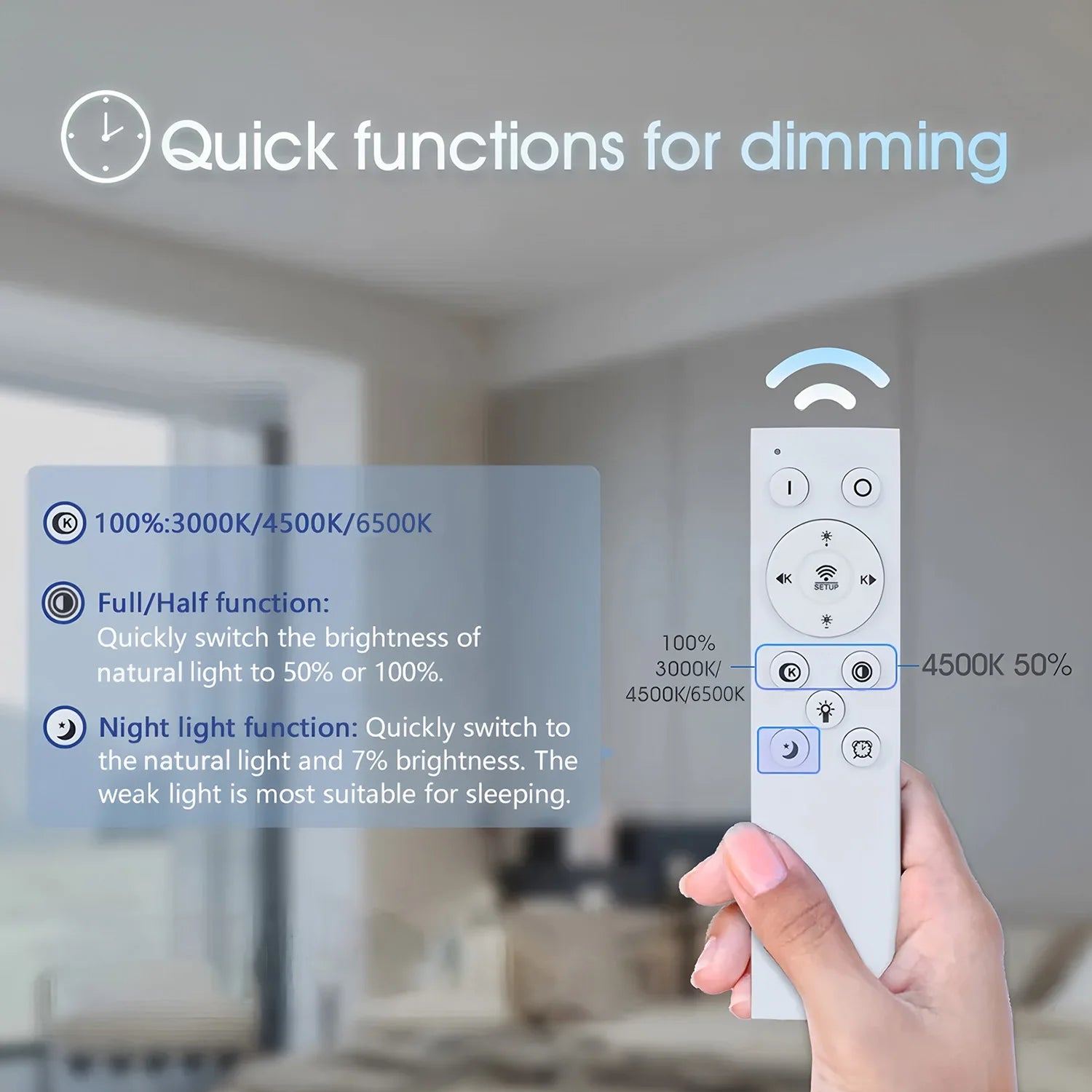 Nordic Simple LED Ceiling Chandelier Home Lighting Ring Acrylic 3 Colors Dimmable Fixture Living Room Bedroom Fixture